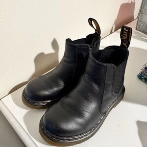 Dr. Martens Black Kids Boots